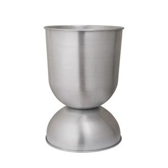 Ferm Living Hourglass Blumentopf large, &Oslash; 50 x H 73 cm, Aluminium