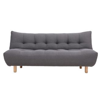 Miliboo Canap&eacute; Convertible Scandinave Gris Fonc&eacute; Yumi