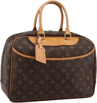 Louis Vuitton Pre-owned Monogram Hand Bag - Dames - Vintage Handtas - Bruin - ONE Size - Leer - Vintage