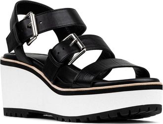 Donald J Pliner Blerina Leather Wedge Sandal