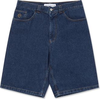Polar Skate Co. Korte Broeken, Heren, Blauw, 2Xs, Denim, Denim Shorts