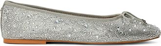 Steve Madden Womens Blossoms R Metallic Patterned Flats in Silver - Size UK 4