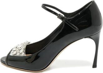 Miu Miu Pumps a punta aperta - Nero