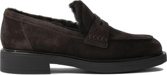 Gianvito Rossi Womens Harris 20 Mm Loafers - Dark Brown Leather - Size EU 40