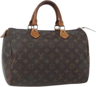 Louis Vuitton Pre-owned Handbags, female, Brown, Size: ONE SIZE Pre-owned Vintage Canvas Handbag