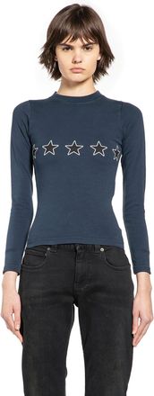 Balenciaga Top Rating Long Sleeve Fitted Top