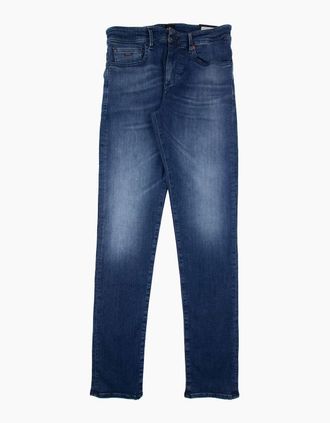 HUGO BOSS Mens Hugo Boss Charleston Bc Extra Slim Fit Jeans Blue 423 - Navy - Size: 29W-34L