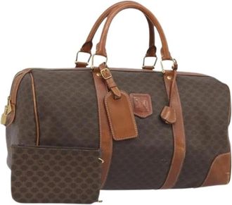 Celine Pre-owned Vintage Boston Bag - Dames - Vintage Weekendtas - Bruin - ONE Size - Leer - Vintage