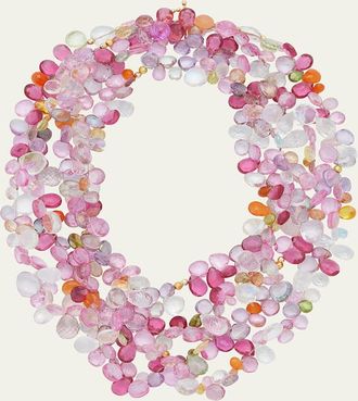 Meredith Frederick Multicolor Briolette Necklace
