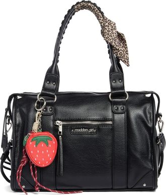 Madden Girl Charm Trim Bowler Bag in Black at Nordstrom Rack