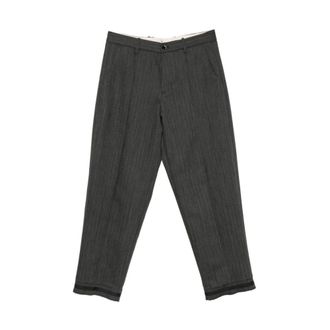 Nine In The Morning Pantalones de rayas diplom&aacute;ticas - Trousers - Hombre - Gris - 2XL