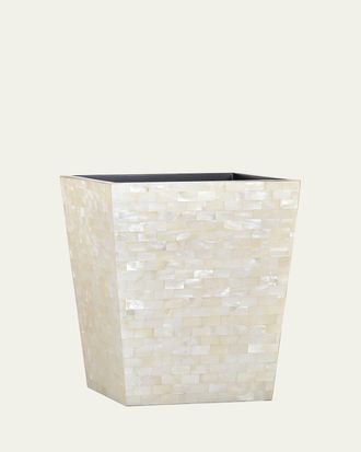 Labrazel White Agate Wastebasket
