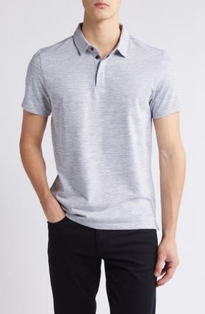 Robert Barakett Payne Space Dye Jacquard Polo in Grey at Nordstrom Rack, Size Xx-Large