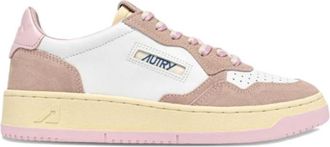 Autry Pink Logo Sneakers