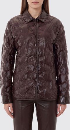 Pinko Piumino Dipladenia in nylon stile camicia con colletto classico