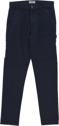 CAT Blauwe Nacht Werkbroek - Heren - Slim Fit Broeken - Blauw - W28 - Katoen - Broeken