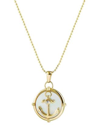 Jane Basch Plated Mandala Necklace