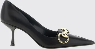 Gucci D&eacute;collet&eacute; Boulevard in pelle liscia con morsetto Horsebit e tacco medio