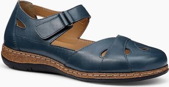 Hotter Womens Devi Womens Mary Jane Shoes - Navy - Size: 6