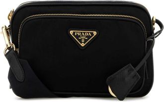 Prada Black Logo Mini Crossbody Bag