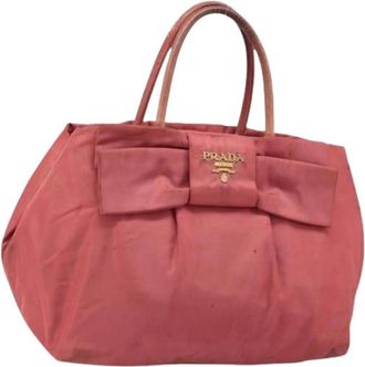 Prada Pre-owned Nylon prada-bags - Dames - Vintage Handtas - Roze - ONE Size - Nylon - Vintage