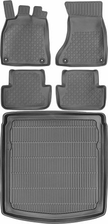OEM Juego De Alfombrillas Para Coche Y Maletero Para Audi A4 B8 Sed&aacute;n (2007-2015)