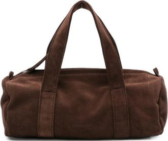 Gimaguas Mini Claudia Suede Barrel Tote Bag