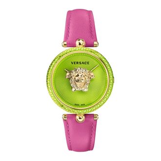 Versace Analoog Horloge - Dames - Horloges - Roze - ONE Size - Accessoires