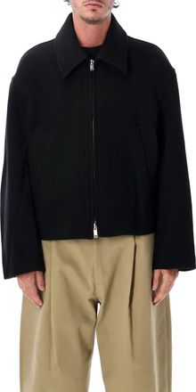 STUDIO NICHOLSON Boxy Cropped Flap Pocket Short Coat