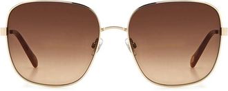 Fossil FOS 2133/G/S Asian Fit 06J/HA Womens Sunglasses Tortoiseshell Size 57