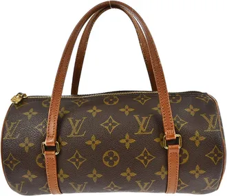 Louis Vuitton Papillon Handbag Monogram Canvas Brown Canvas Handbag (Pre-Owned)