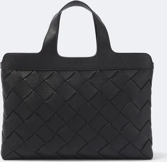 Bottega Veneta Diago Intrecciato leather briefcase