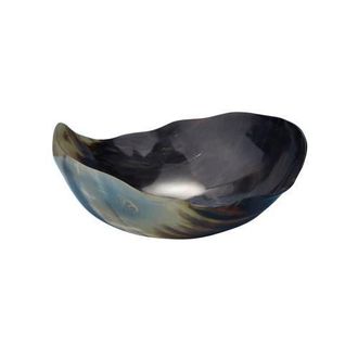 Be Home Horn Wavy Round Bowl in Brown at Nordstrom