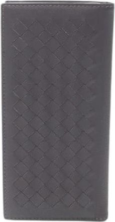 Bottega Veneta Pre-owned Leather Wallet - Dames - Vintage Accessoires - Paars - ONE Size - Leer - Vintage