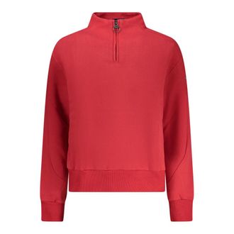 North Sails Winter Fleece Half-zip Sweatshirt - Dames - Sweatshirts - Rood - M - Katoen - Hoodies & sweatvesten