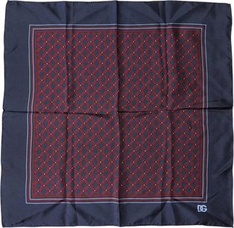 Dolce & Gabbana Patroon Foulard Sjaal van Zijde - Dames - Zijden sjaals - Veelkleurig - ONE Size - Accessoires