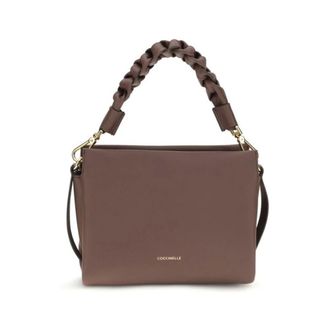 Coccinelle Bolso de Mano Arlettis con Asa Trenzada - Bags - Mujer - Marr&oacute;n - ONE SIZE