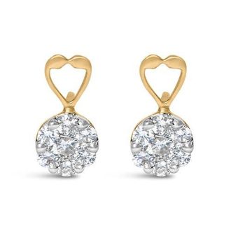 House of Brilliance 14K Yellow Gold 1ct. TDW RoundDiamond Earrings at Nordstrom