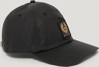 Belstaff Phoenix Patch Cap Unisexs Waxed Cotton Black Size One Size