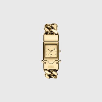 Diesel Closer Gold-Tone Stainless Steel Watch - Timeframes - Man - Gold