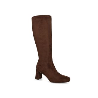 Steve Madden Womens Suede Holly Brown Boots - Size UK 8