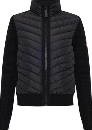 Canada Goose Hy Bridge Knit Jacket - Dames - Vesten met rits - Zwart - 2XS - Wol - Hoodies & sweatvesten