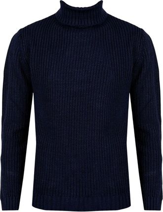 Xagon Man Turtleneck Trui - Heren - Truien - Blauw - Maat: XL