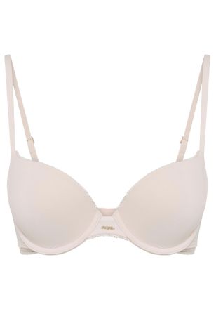 HUGO BOSS Push-up-BH BOSS B PURE, Damen, Gr. 80, Cup C, rosa (light, pastel pink 680), Obermaterial: 75% Polyamid, 25% Elasthan, BHs Push-up-BH