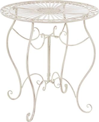 Clp Tavolo in ferro Indra crema antica