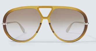 Bottega Veneta Drop aviator sunglasses