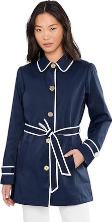 Lilly Pulitzer Dianne Jacket Womens Jacket True Navy : 14, Denim/Nylon/Polyester