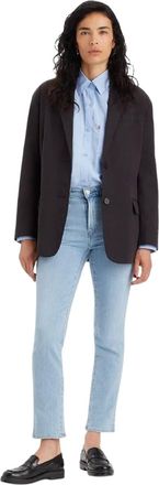 Levi's Herenjeans met hoge taille en rechte pijpen (Soho Azure Mood)
