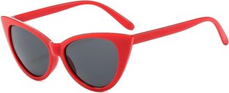 Generic Outdoor Mens Vacation Sunglasses Women Commuter Sports Decorative Sun Glasses(Red)