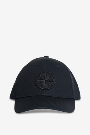 Stone Island Baseballcap aus Baumwolle mit gesticktem Logo